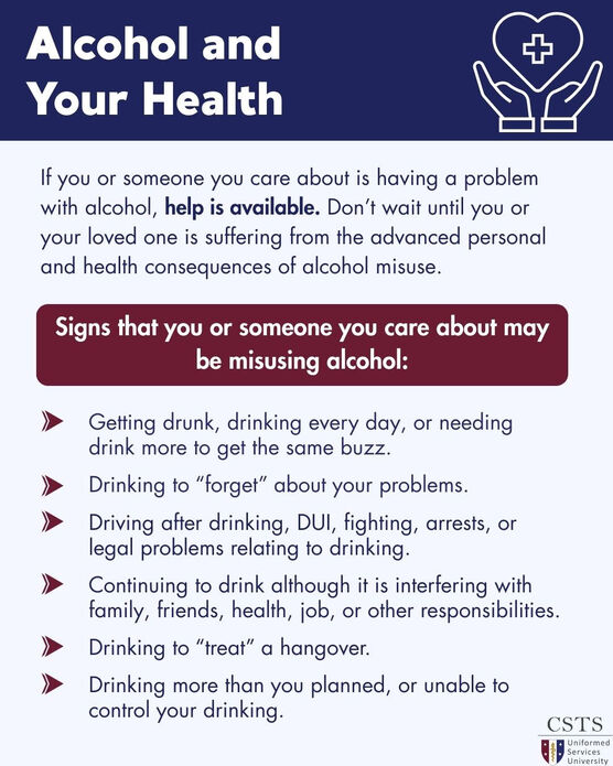 CSTS Infographic Alcohol and Your Health